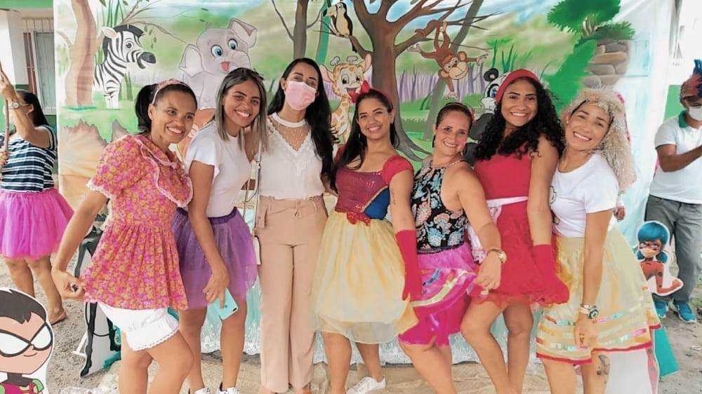 Camacã: PSF Dr. Jaquisson de Deus I leva diversão paras crianças do Bairro Novo de São João do Panelinha
